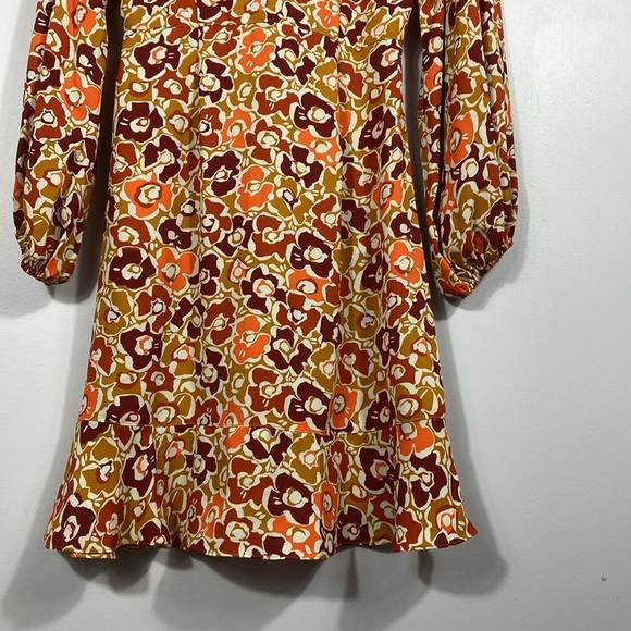 CAbi 70s style Daydream Floral Long Sleeve Dress - Multicolor XS - Picture 11 of 15